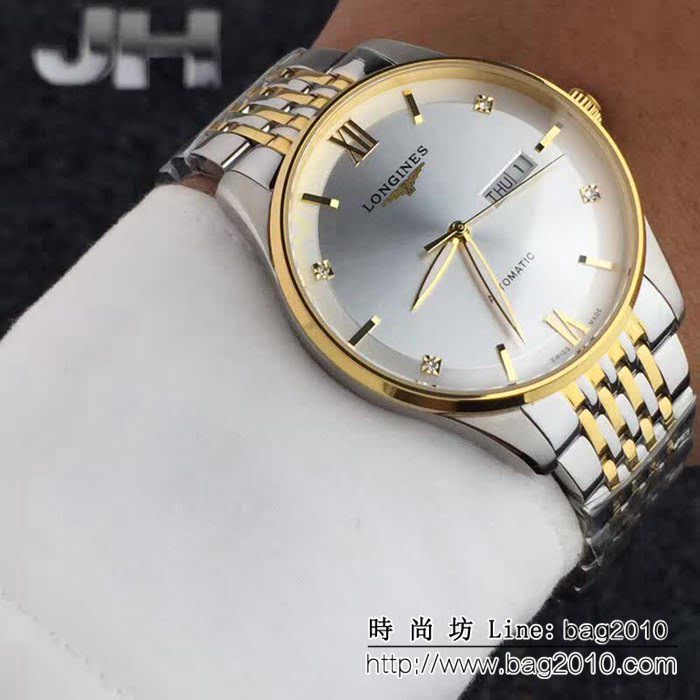 LONGINES浪琴 全自動機械 時尚男士腕表 WSS2362